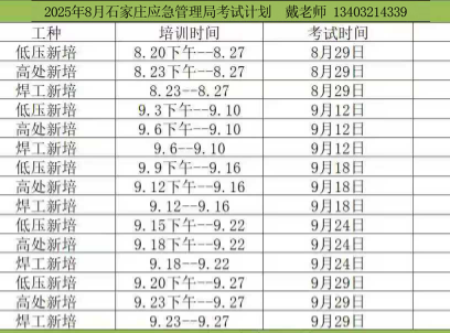 2025 年 9 月石家莊電工證考試內(nèi)容詳解
